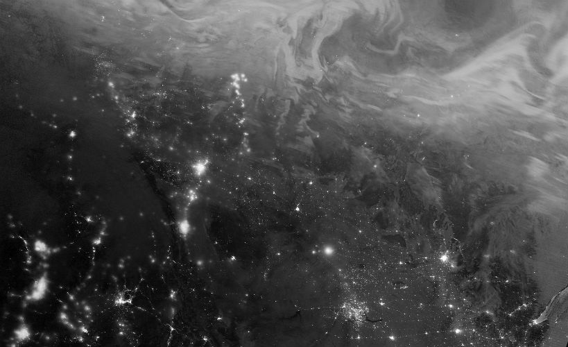 NASA's Suomi NPP Spaceship Clicks the Startling Infrared Snaps of Northern Lights