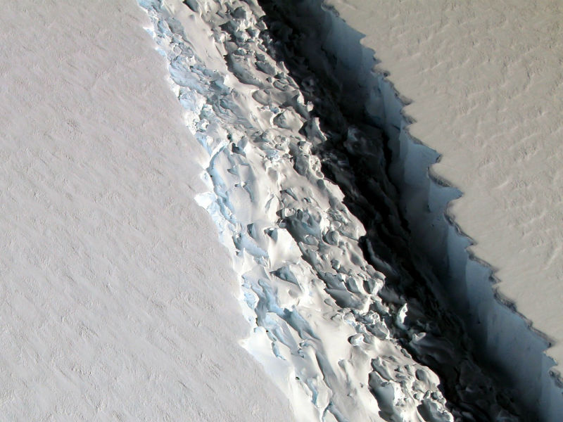 Climatic Malice: Antarctic Peninsula’s Massive Larsen C Ice Piece Is on the Verge of Shrink