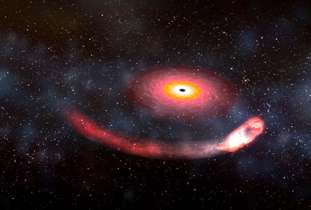 Scientists Ferret Out Black Hole That Is Fuelling Star Formation