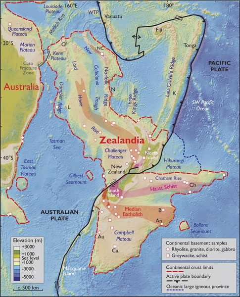 Scientists discover eight continent Zealandia submerged under water