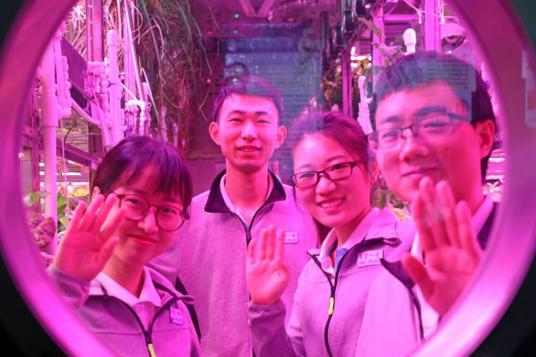 Chinese lunar lab supports four students for 200 days on virtual moon