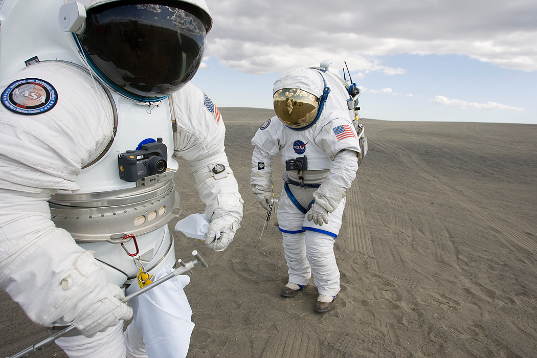 Researchers developing a new space suit to keep astronauts happy during strenuous space works