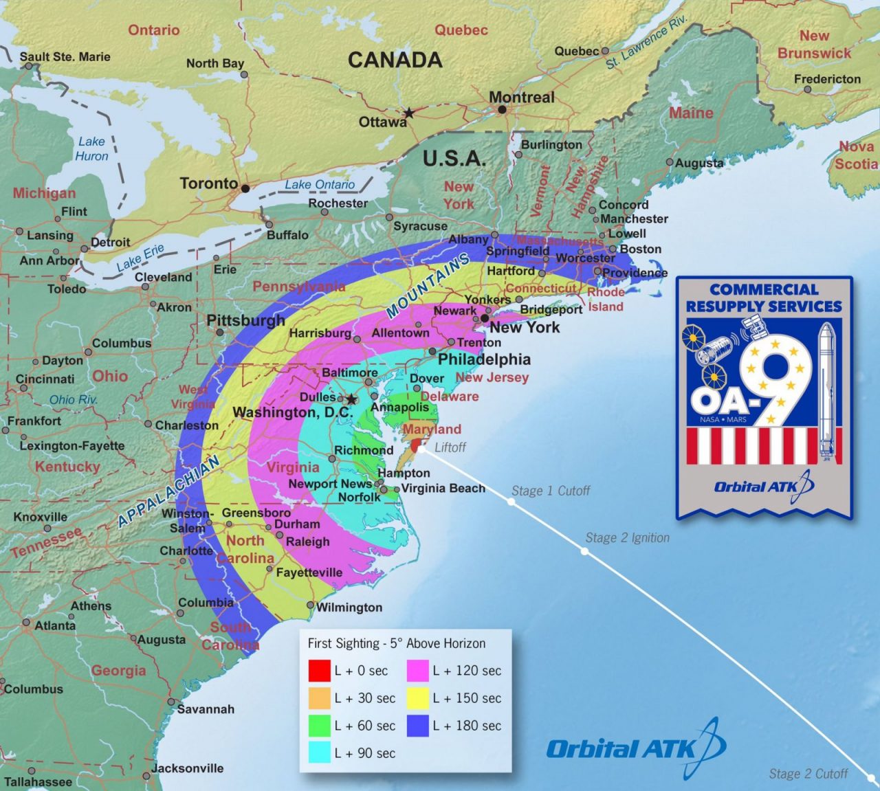 Orbital ATK's Antares rocket rescheduled for launch on Monday at 4:39 a.m. EDT
