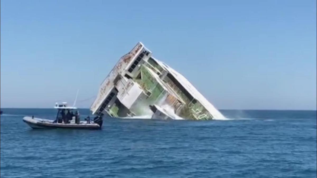 Ferry 'Twin Capes' sank near the coast of Cape May, New Jersey