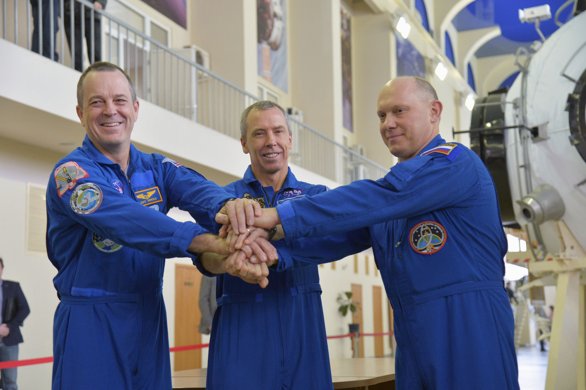 Today, three astronauts will return from the ISS