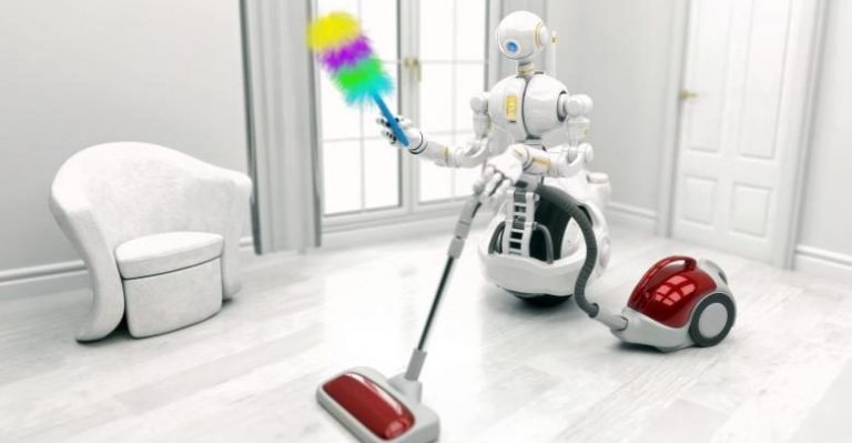 cleaning robot toy